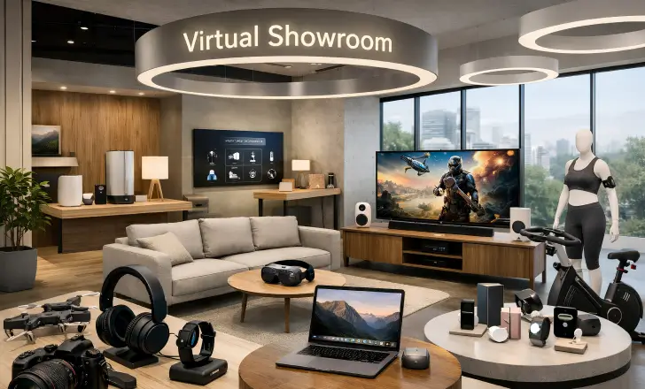 Showroom virtuel utilisé par des marques e-commerce pour présenter leurs produits